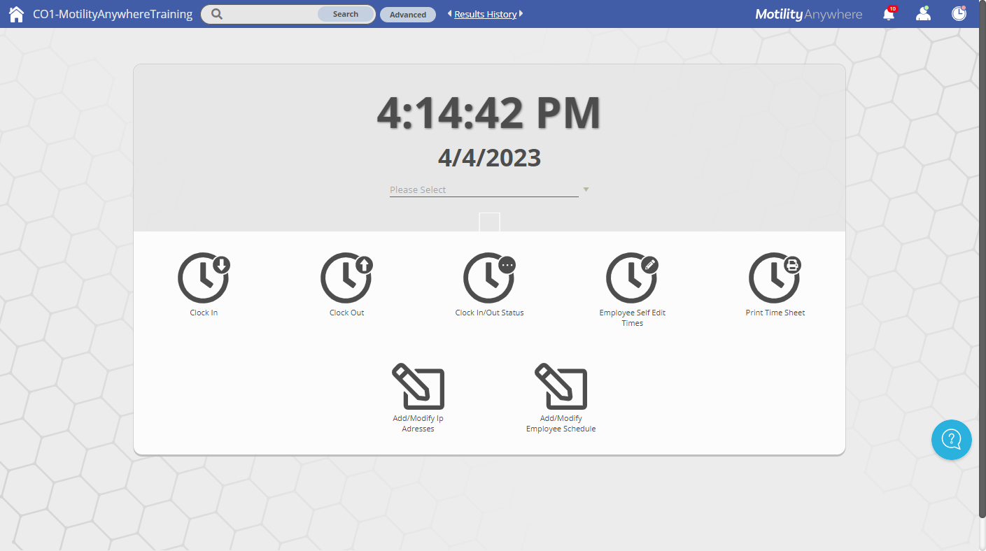 Time Clock Motility Software Solutions