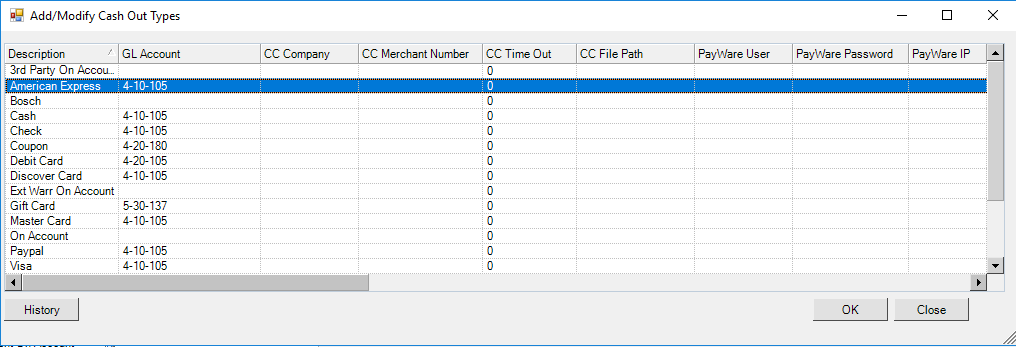 Add Modify Pay Types Motility Software Solutions